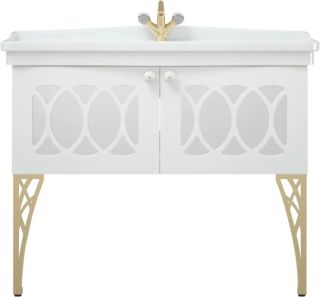 Тумба под раковину Corozo Таормина 105см белый SD-00000322